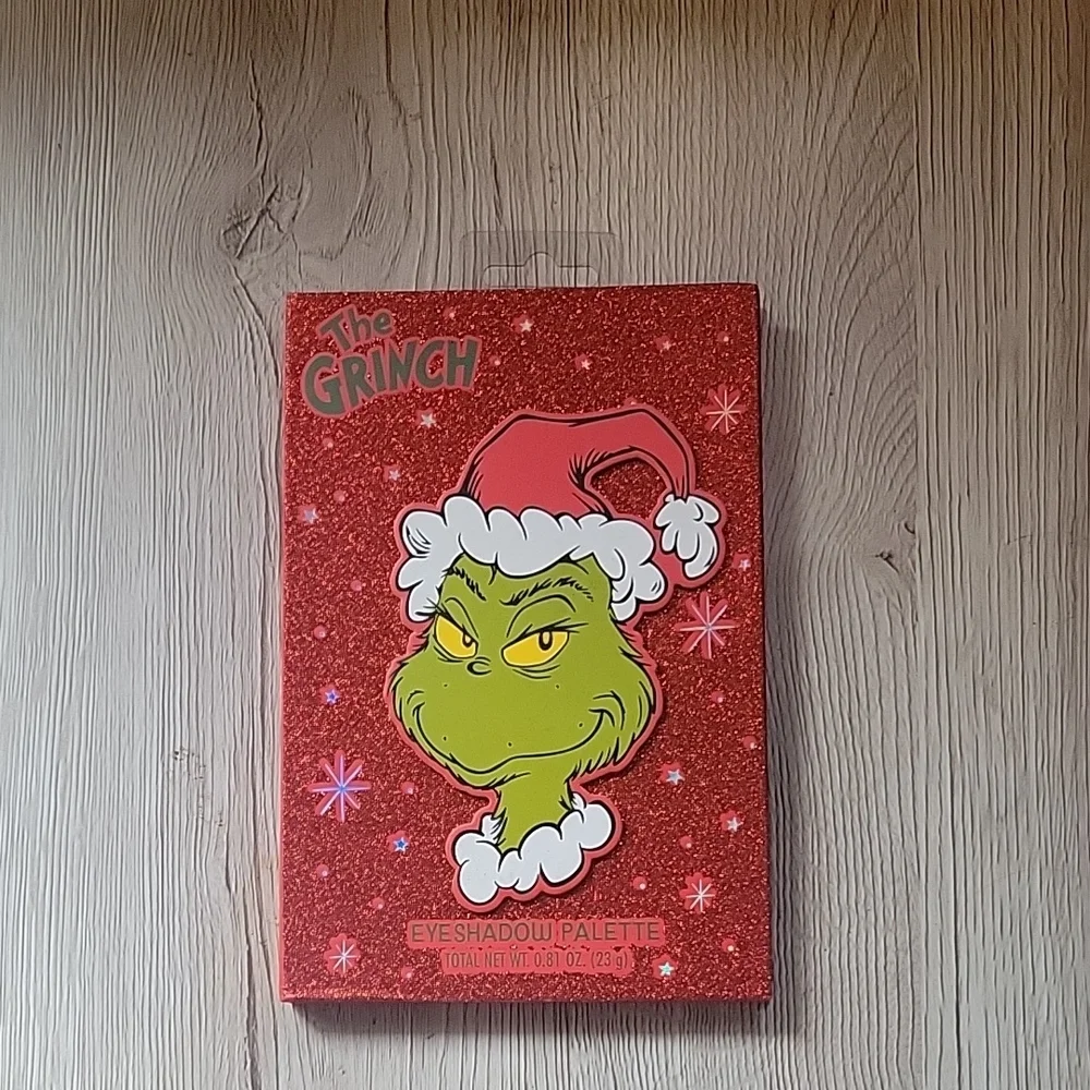 The Grinch Red Glitter Eyeshadow Palette